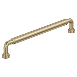 7-9/16" Coble Cabinet Pull, Golden Champagne