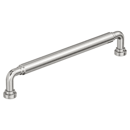 7-9/16" Coble Cabinet Pull, Polished Nickel