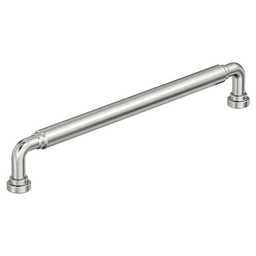8-13/16" Coble Cabinet Pull, Polished Nickel