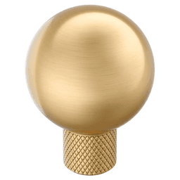 1-1/8" Collet Cabinet Knob, Champagne Bronze