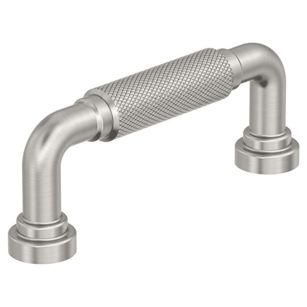 3" Collet Cabinet Pull, Satin Nickel