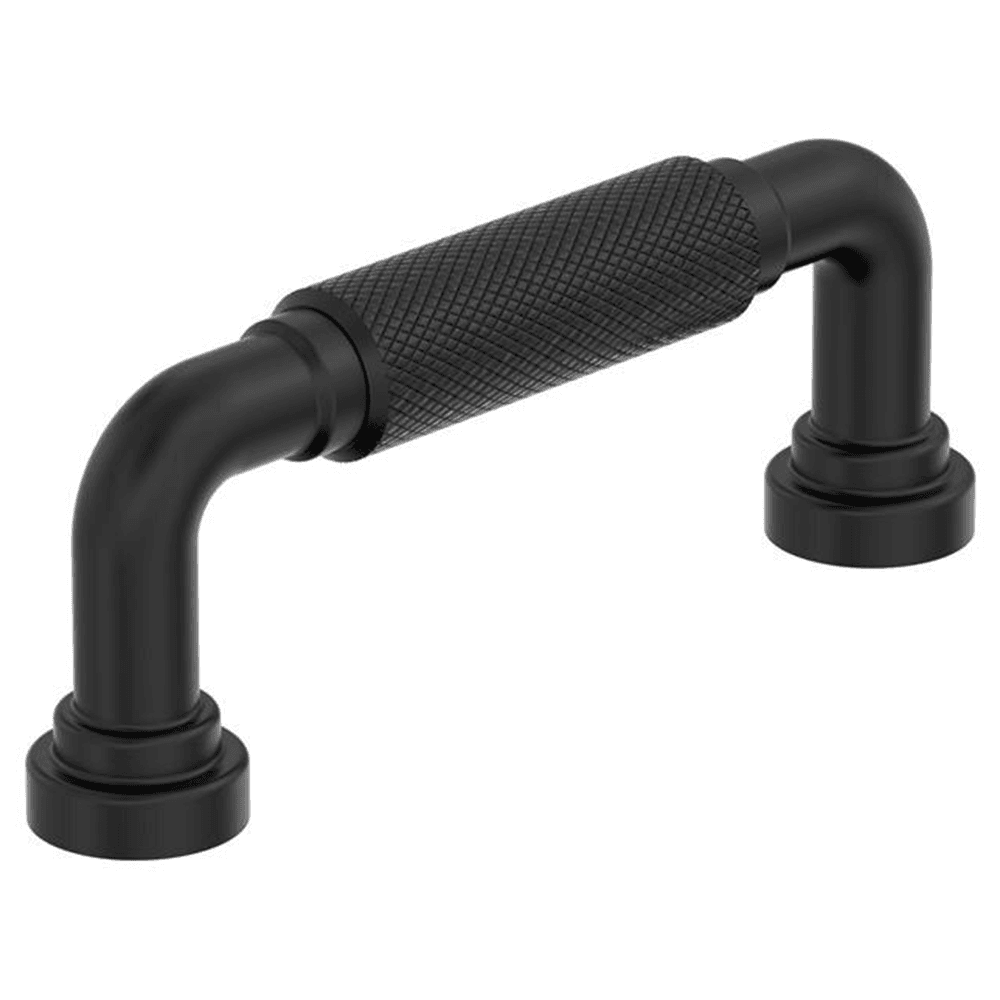 3" Collet Cabinet Pull, Matte Black