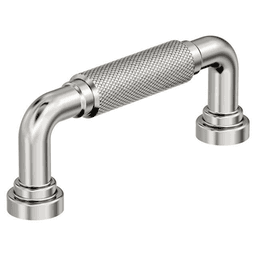3" Collet Cabinet Pull, Polished Nickel