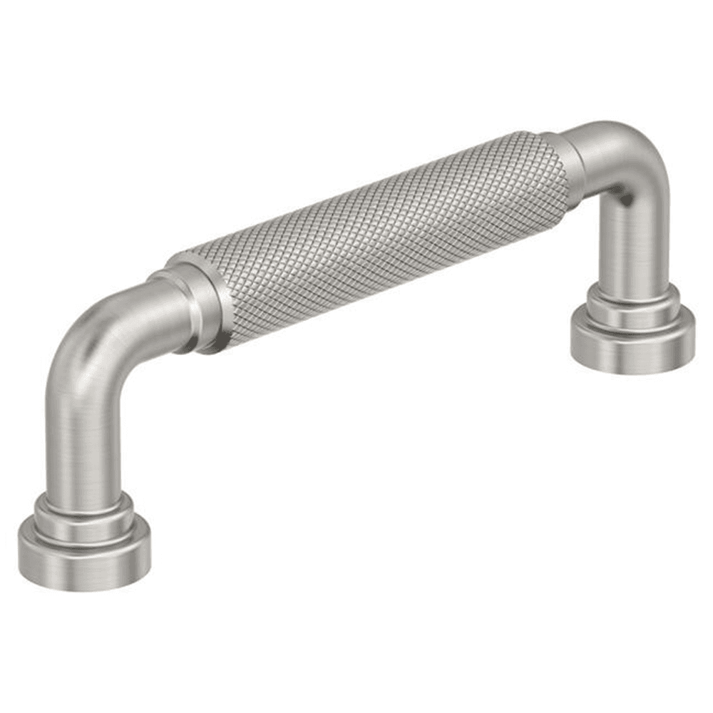 3-3/4" Collet Cabinet Pull, Satin Nickel