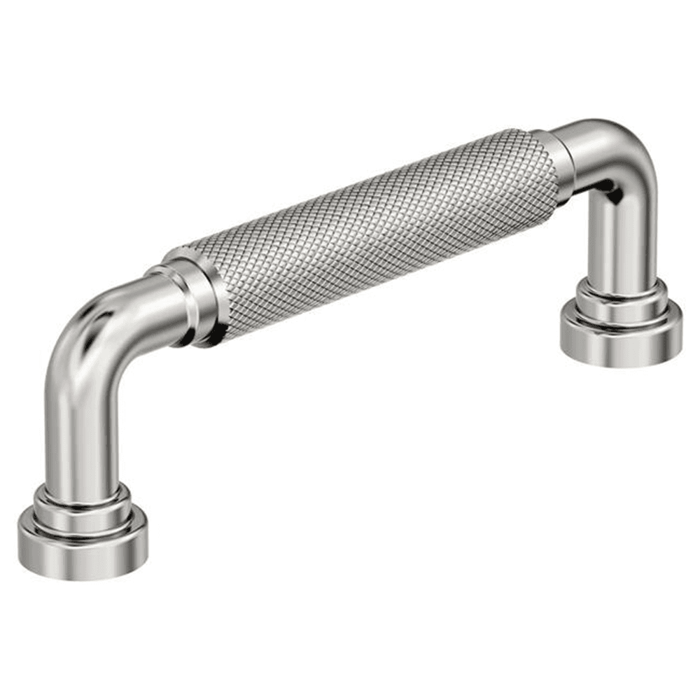 3-3/4" Collet Cabinet Pull, Polished Nickel
