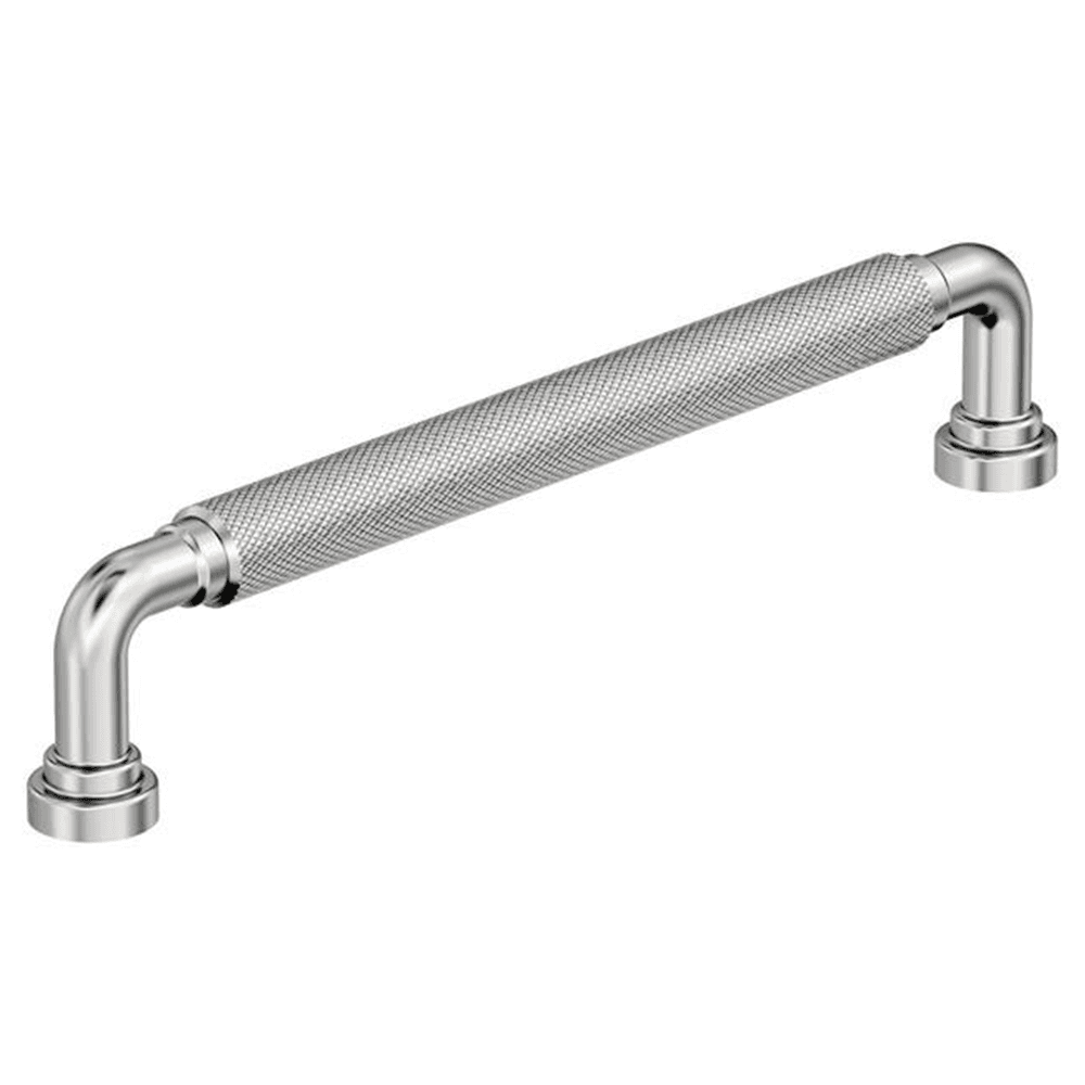 6-5/16" Collet Cabinet Pull, Polished Chrome