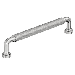 6-5/16" Collet Cabinet Pull, Polished Chrome