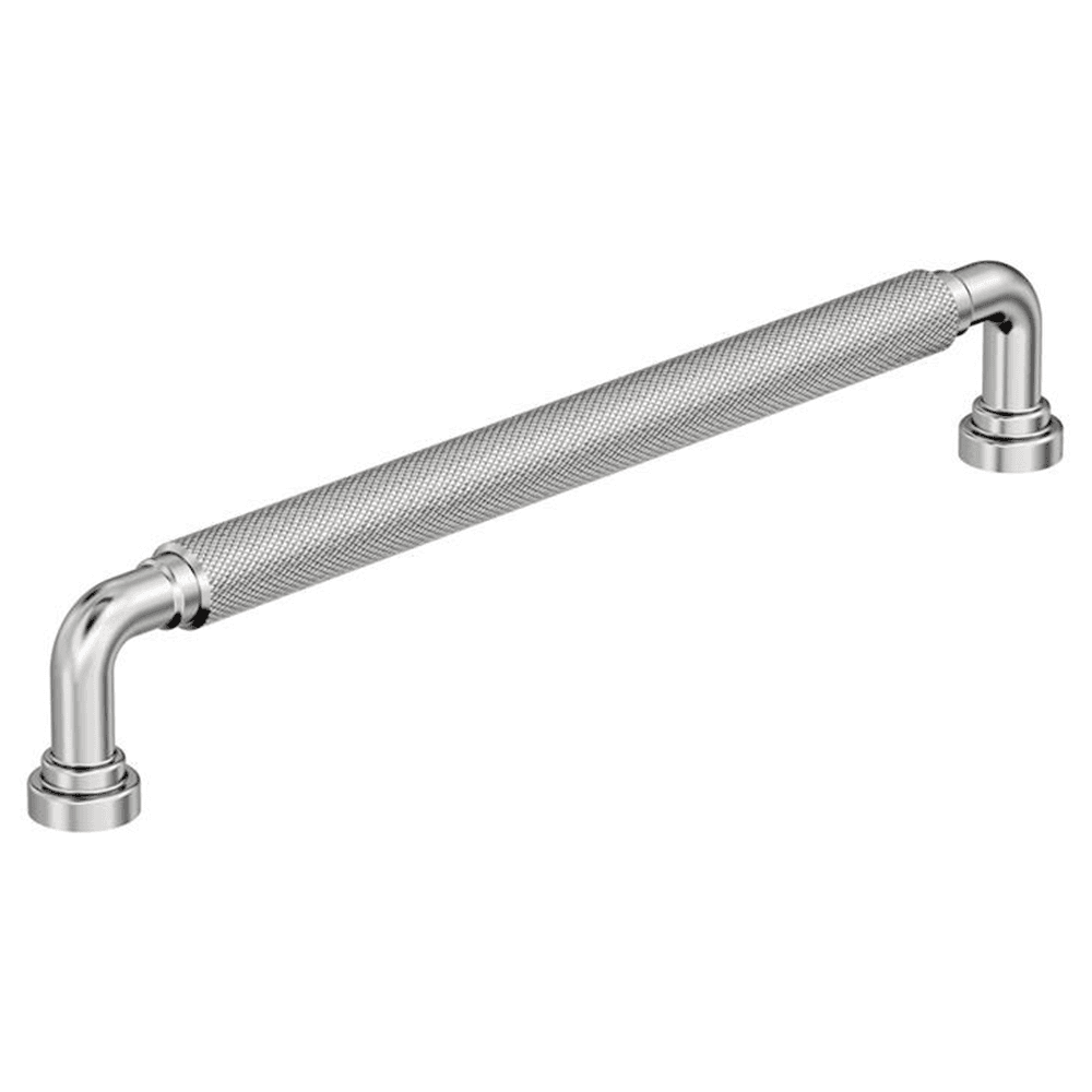 7-9/16" Collet Cabinet Pull, Polished Chrome
