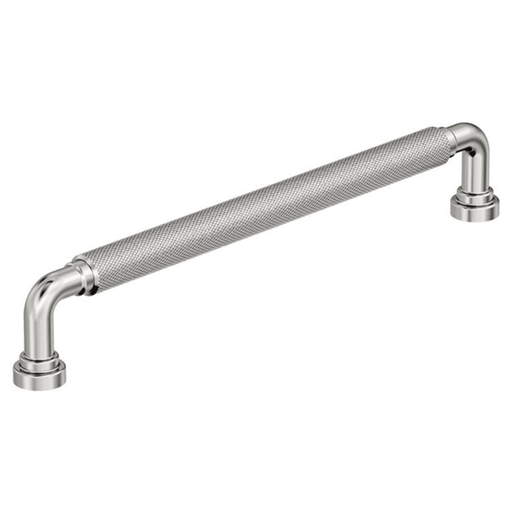 7-9/16" Collet Cabinet Pull, Polished Nickel