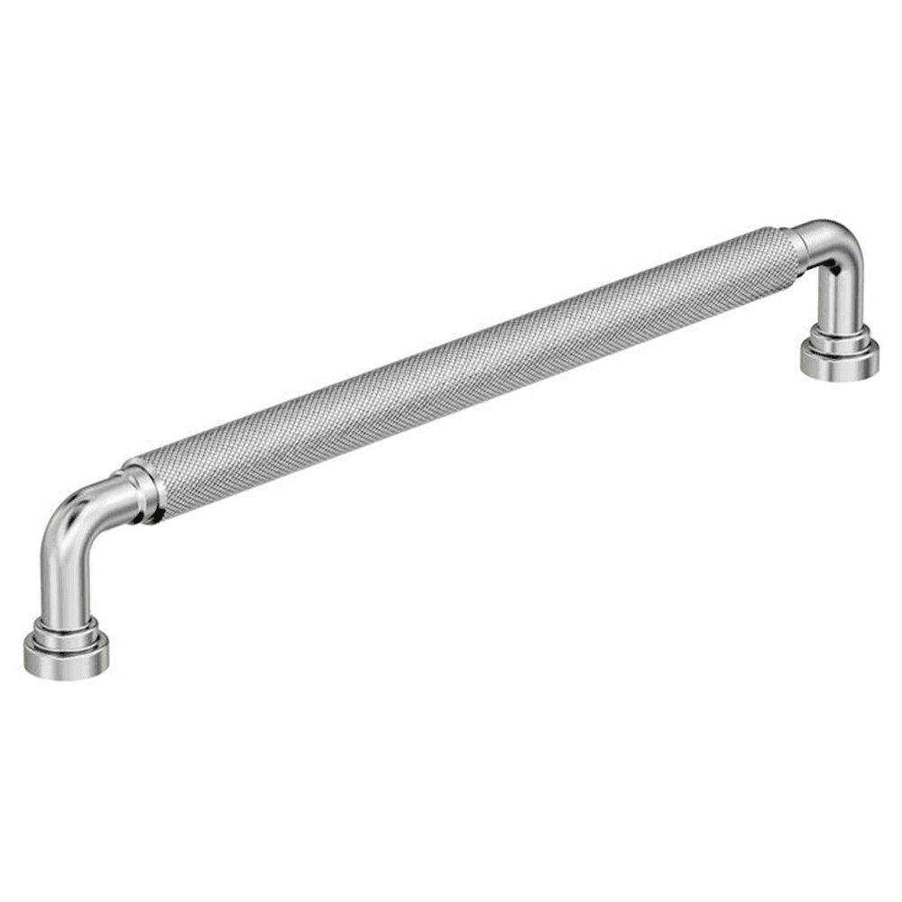 8-13/16" Collet Cabinet Pull, Polished Chrome