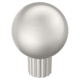 29mm Cowrie Cabinet Knob, Satin Nickel