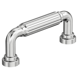 3" Cowrie Cabinet Pull, Polished Chrome