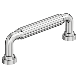 3-3/4" Cowrie Cabinet Pull, Polished Chrome