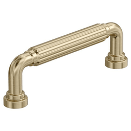 3-3/4" Cowrie Cabinet Pull, Golden Champagne