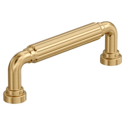 3-3/4" Cowrie Cabinet Pull, Champagne Bronze
