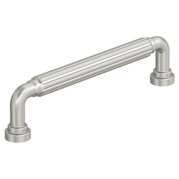 5-1/16" Cowrie Cabinet Pull, Satin Nickel