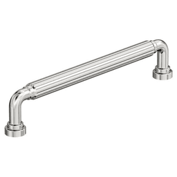 6-5/16" Cowrie Cabinet Pull, Polished Nickel