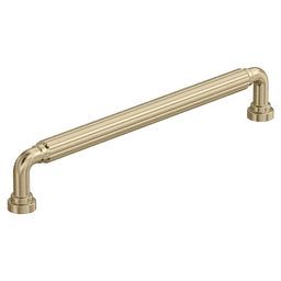 7-9/16" Cowrie Cabinet Pull, Golden Champagne