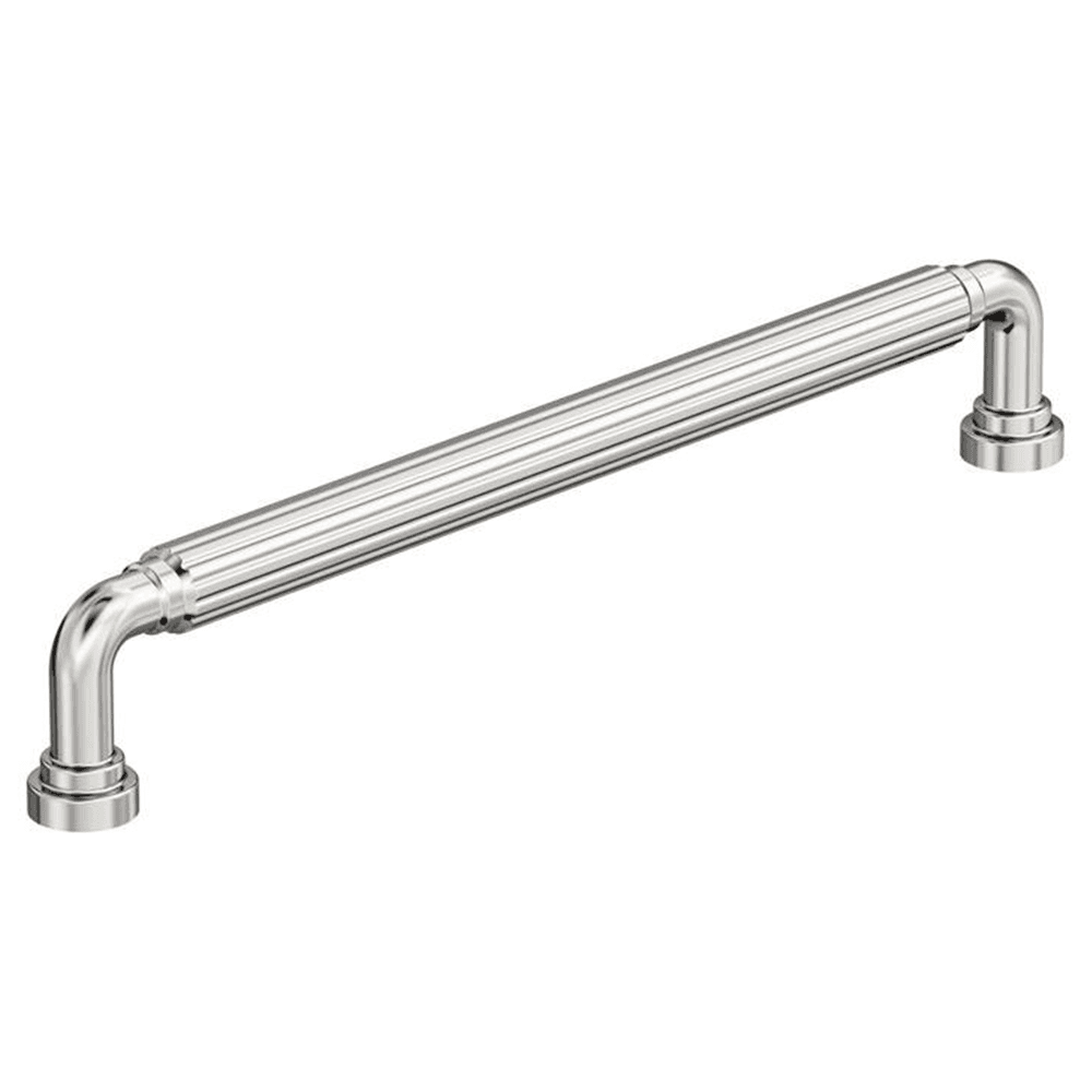 7-9/16" Cowrie Cabinet Pull, Polished Nickel