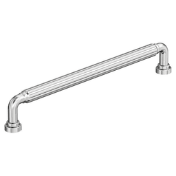8-13/16" Cowrie Cabinet Pull, Polished Chrome