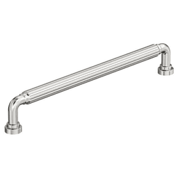 8-13/16" Cowrie Cabinet Pull, Polished Nickel
