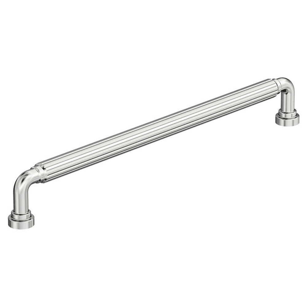 10-1/16" Cowrie Cabinet Pull, Polished Chrome