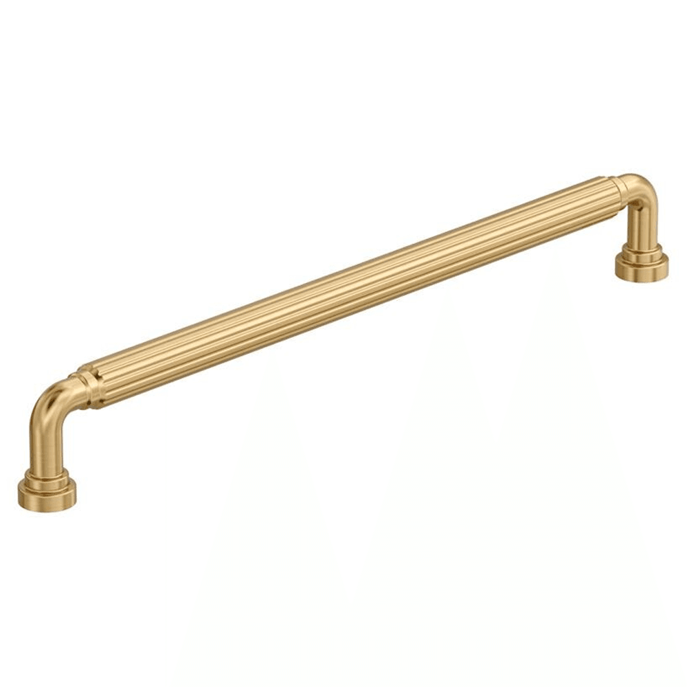 10-1/16" Cowrie Cabinet Pull, Champagne Bronze
