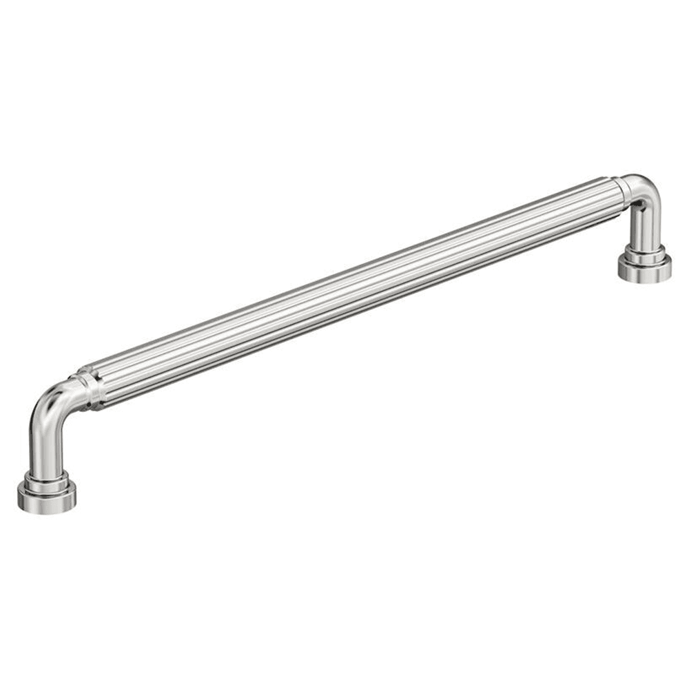10-1/16" Cowrie Cabinet Pull, Polished Nickel