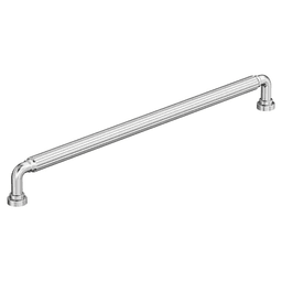 12-5/8" Cowrie Cabinet Pull, Polished Chrome