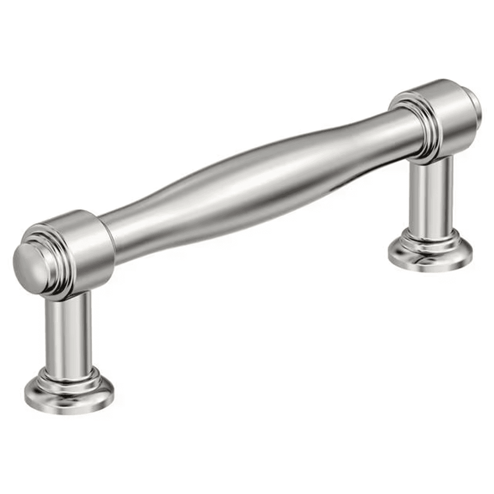 96mm Enlivity Cabinet Pull, Polished Nickel