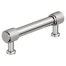 96mm Faraday Cabinet Pull, Polished Nickel