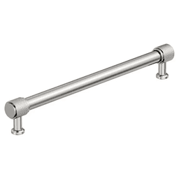 224mm Faraday Cabinet Pull, Polished Nickel