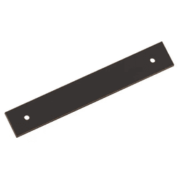 128mm Ladera Rectangle Cabinet Pull Backplate, Oil-Rubbed Bronze