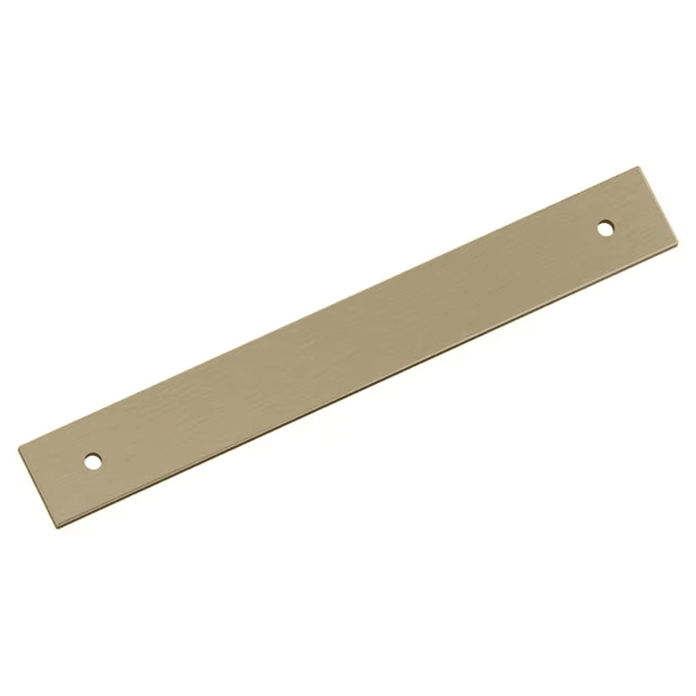 160mm Ladera Rectangle Cabinet Pull Backplate, Golden Champagne