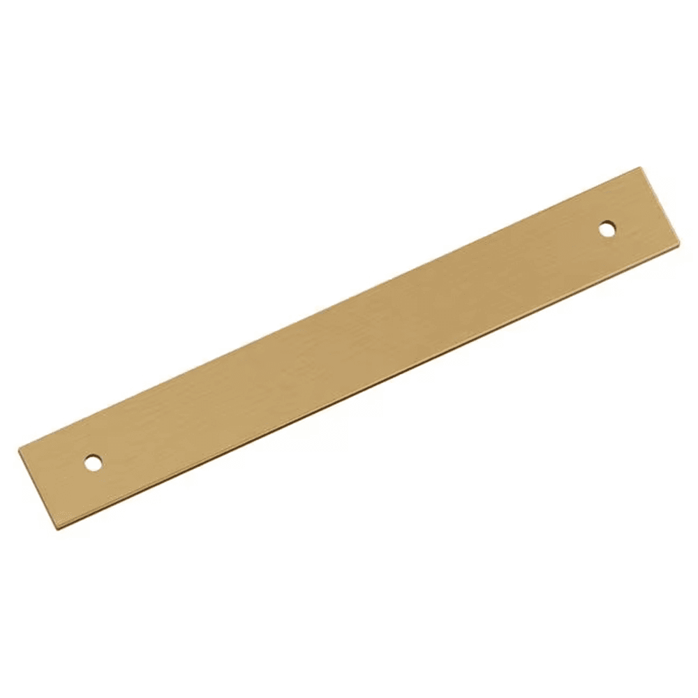 160mm Ladera Rectangle Cabinet Pull Backplate, Champagne Bronze
