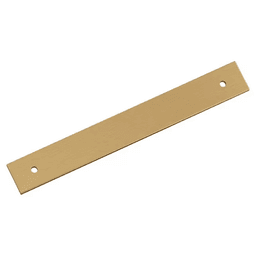 160mm Ladera Rectangle Cabinet Pull Backplate, Champagne Bronze
