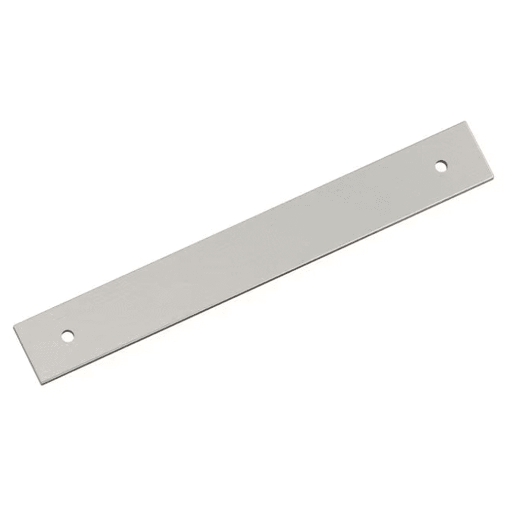 160mm Ladera Rectangle Cabinet Pull Backplate, Satin Nickel