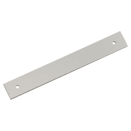 160mm Ladera Rectangle Cabinet Pull Backplate, Satin Nickel