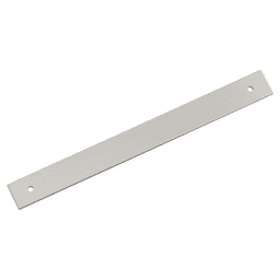 224mm Ladera Rectangle Cabinet Pull Backplate, Satin Nickel