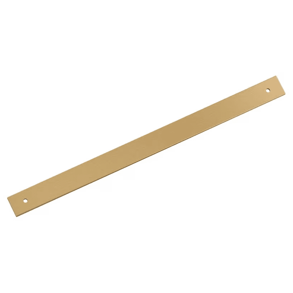 320mm Ladera Rectangle Cabinet Pull Backplate, Champagne Bronze