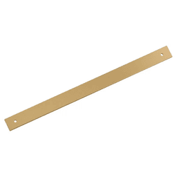320mm Ladera Rectangle Cabinet Pull Backplate, Champagne Bronze