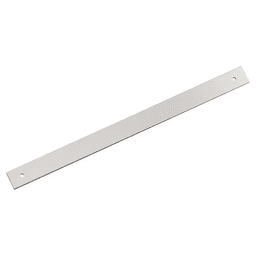320mm Ladera Rectangle Cabinet Pull Backplate, Polished Nickel
