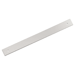 305mm Ladera Rectangle Appliance Pull Backplate, Polished Nickel