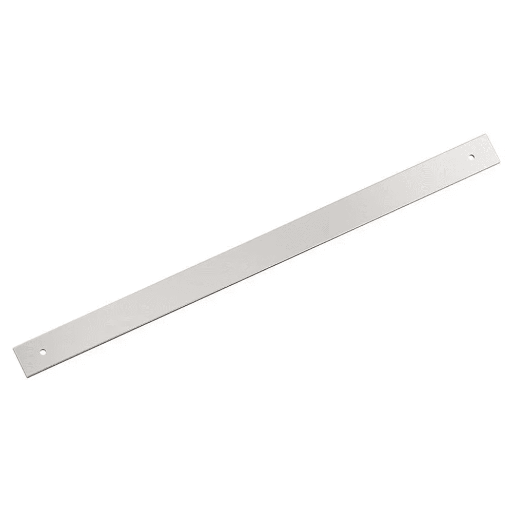 457mm Ladera Rectangle Appliance Pull Backplate, Polished Nickel