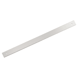 457mm Ladera Rectangle Appliance Pull Backplate, Polished Nickel