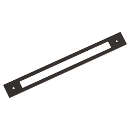 256mm Medora Rectangle Cabinet Pull Backplate, Oil-Rubbed Bronze