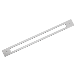 320mm Medora Rectangle Cabinet Pull Backplate, Polished Chrome