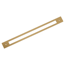 320mm Medora Rectangle Cabinet Pull Backplate, Champagne Bronze