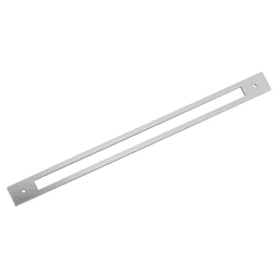 457mm Medora Rectangle Appliance Pull Backplate, Polished Chrome