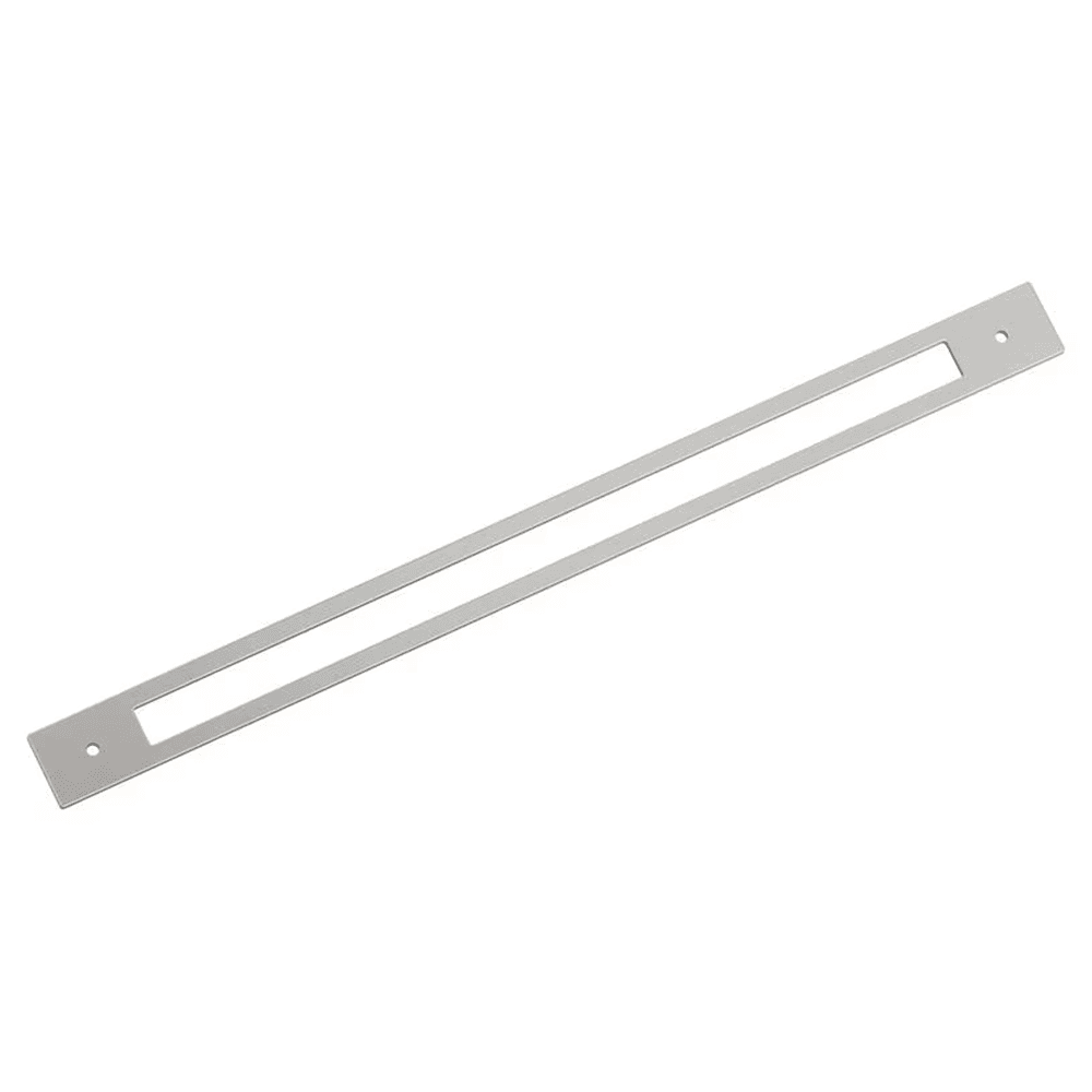 457mm Medora Rectangle Appliance Pull Backplate, Satin Nickel